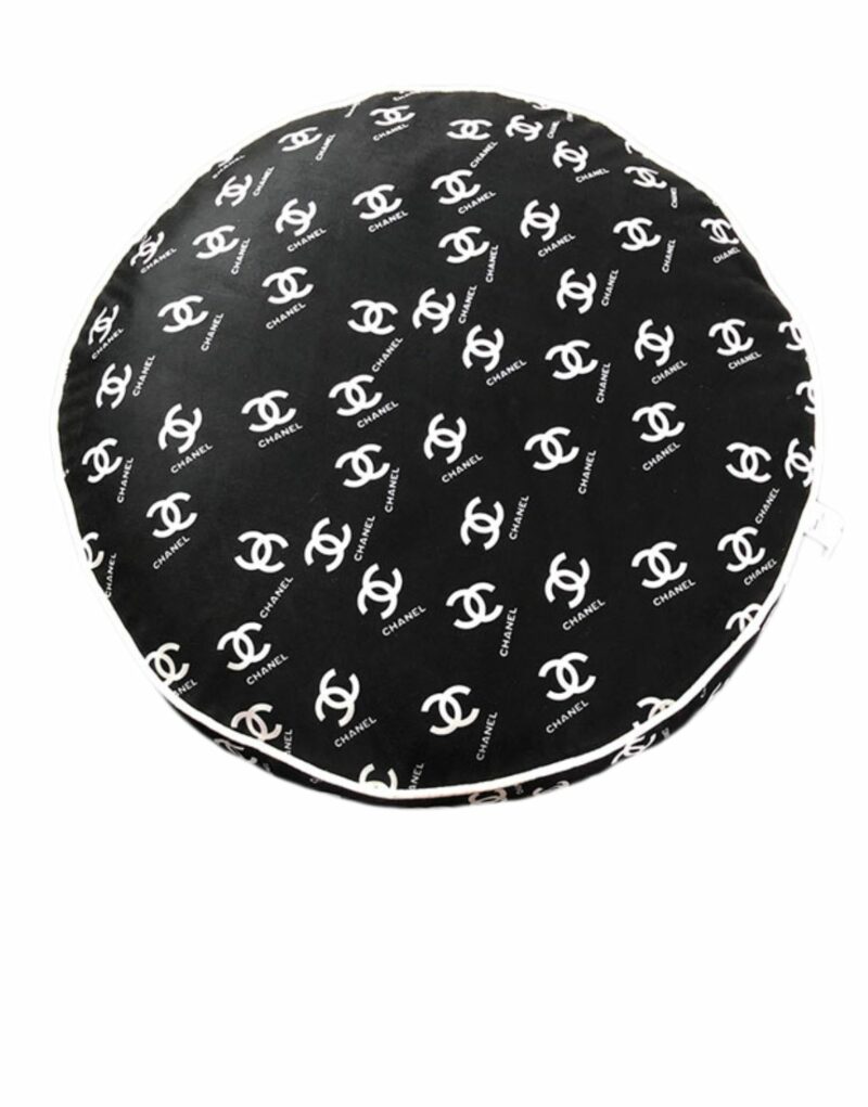 Chanel Bed Round Black For Pet