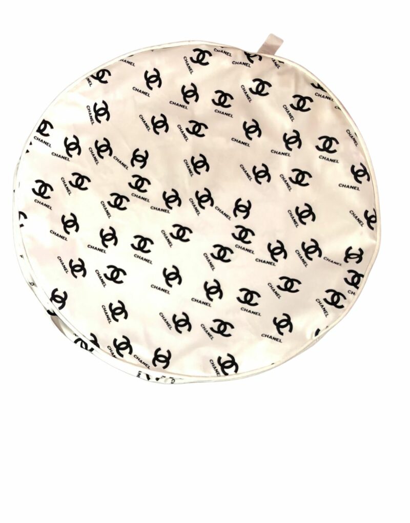 Chanel Bed Round White For Pet
