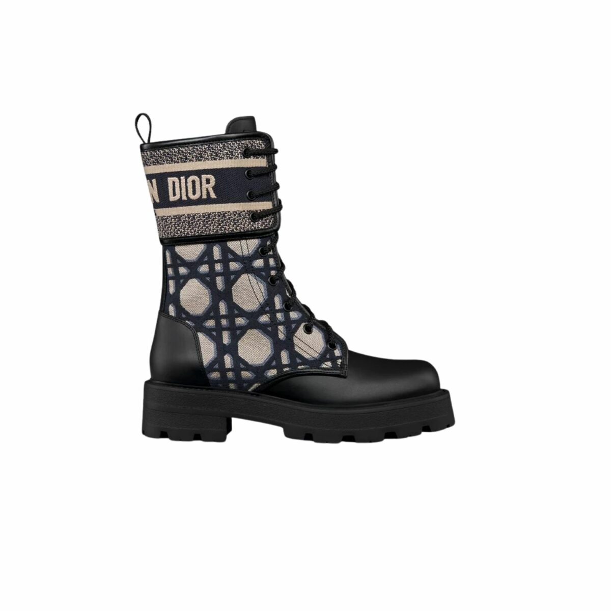 Dior D-Major Ankle Boot Blue And Beige For Women - KDI976CMY_S49X