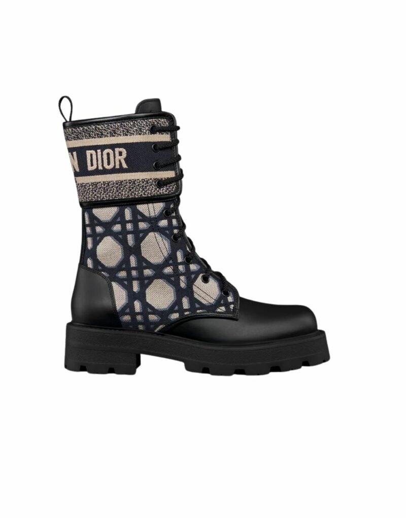Dior D-Major Ankle Boot Blue And Beige For Women - KDI976CMY_S49X
