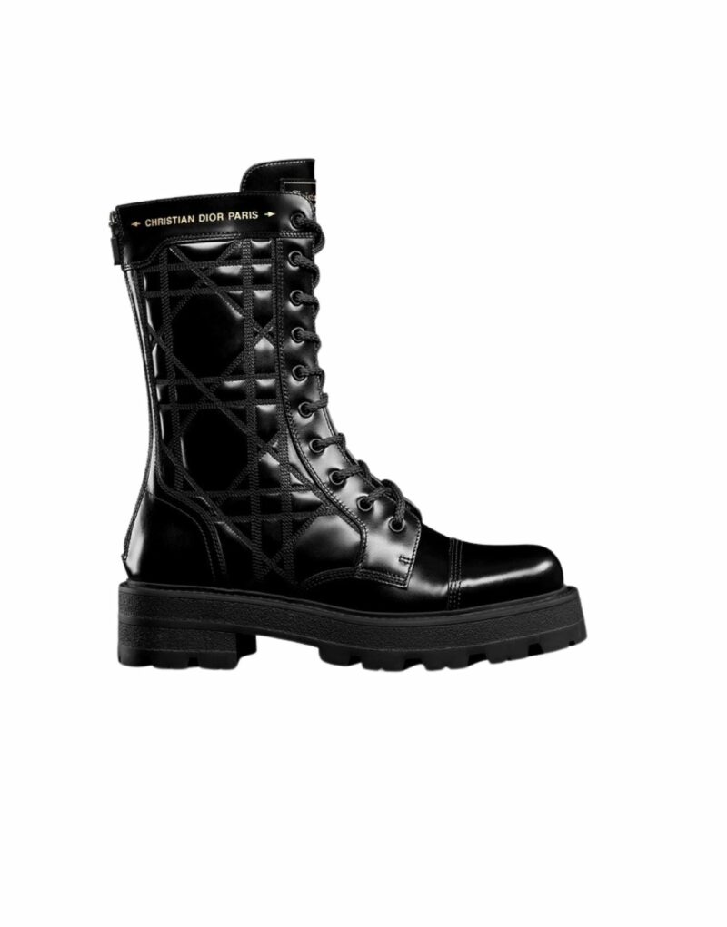 Dior D-Unit Ankle Boot Black For Women - KDI995CQC_S900