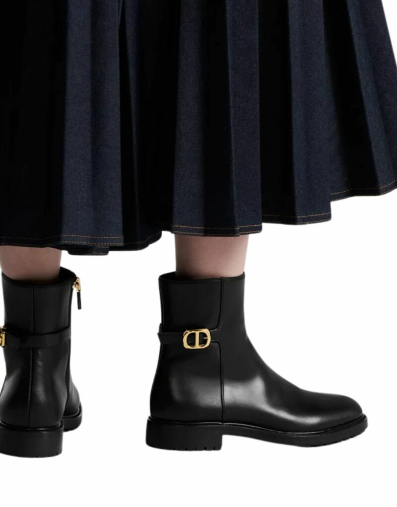 Dior 30 Montaigne Ankle Boot Black For Women - KDI956VEA_S900