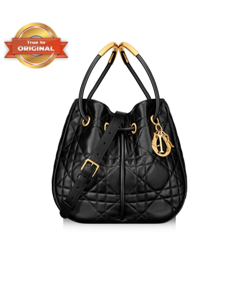 [True-to-ORIGINAL] Dior Medium Nolita Bag Black For Women 10,5in/27cm M2312UNJJ_M900