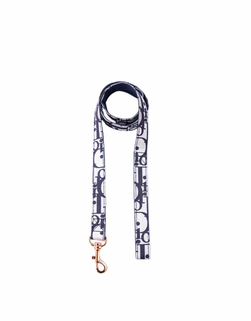Dior Harness And Leash White For Pet