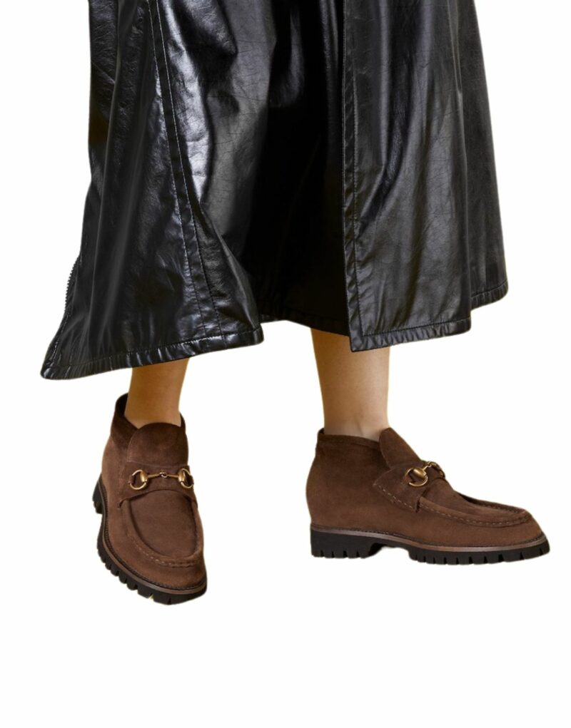 Gucci Horsebit Ankle Boots Brown For Women - 764206 0PV00 2206