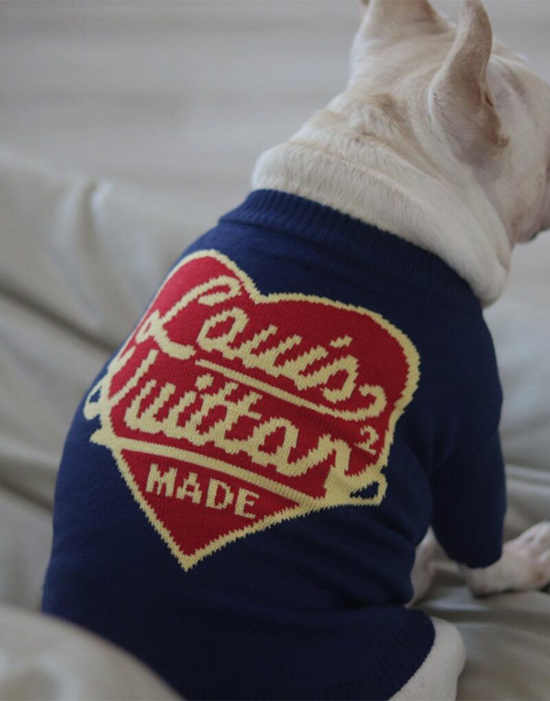 Louis Vuitton Sweater Navy Blue For Pet