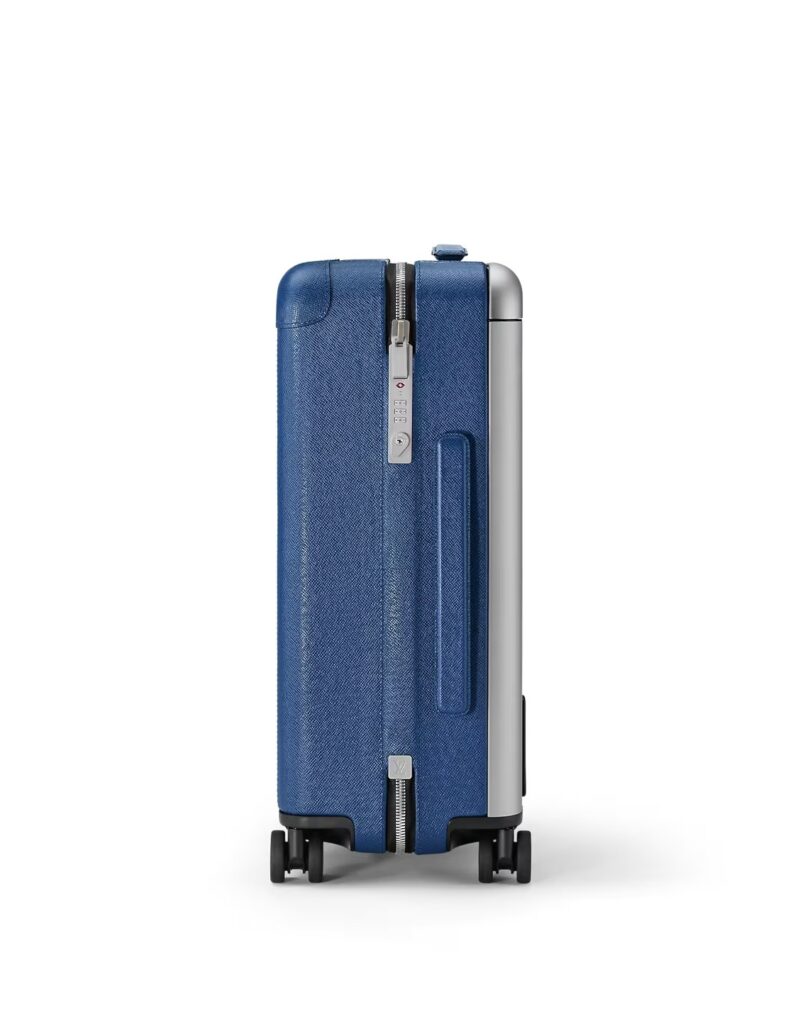 Travel Set: Louis Vuitton Horizon 55 Suitcase + Chanel 24S Denim Blue Hobo Bag + Dior Club M2U + Chanel Cap