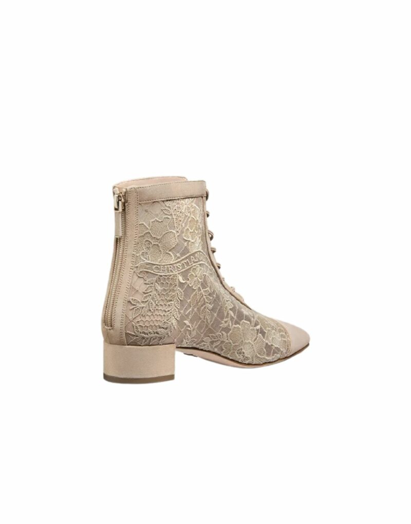 Dior Naughtily-D Heeled Ankle Boot Sand For Women KDI850ROY_S10U