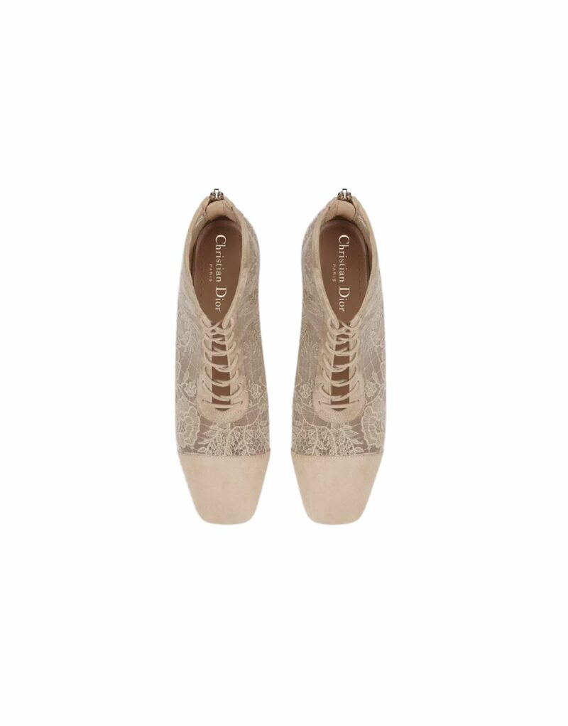 Dior Naughtily-D Heeled Ankle Boot Sand For Women KDI850ROY_S10U