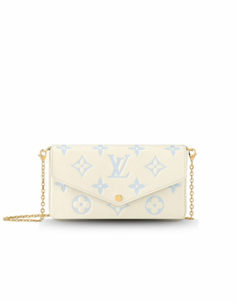 Louis Vuitton Félicie Pochette Candy Blue For Women 21cm/8.3in M83025