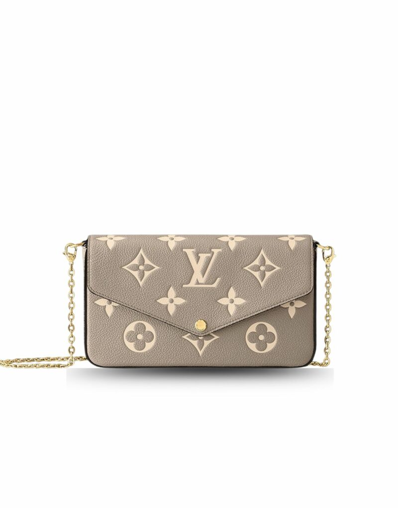 Louis Vuitton Félicie Pochette Gray/Cream For Women 21cm/8.3in M82610
