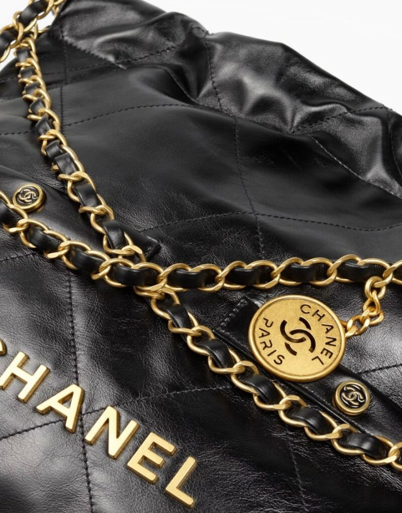 Chanel 22 Small Handbag Black For Women 14.4in/37cm AS3260 B17724 94305