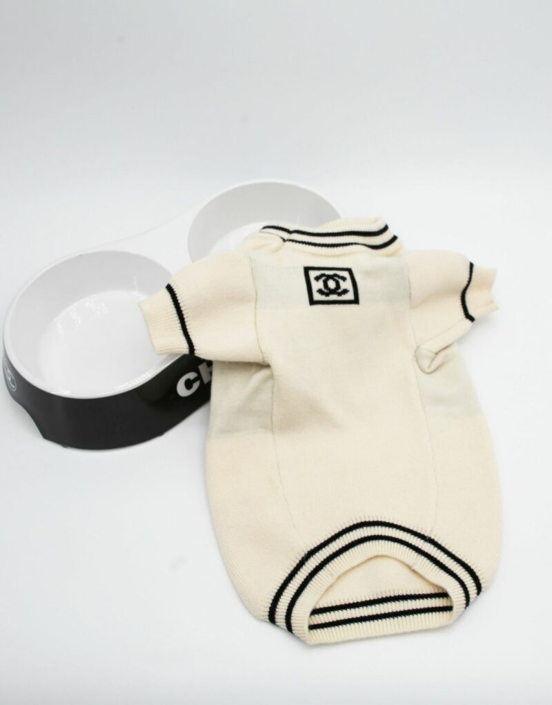 Chanel Sweater White For Pet