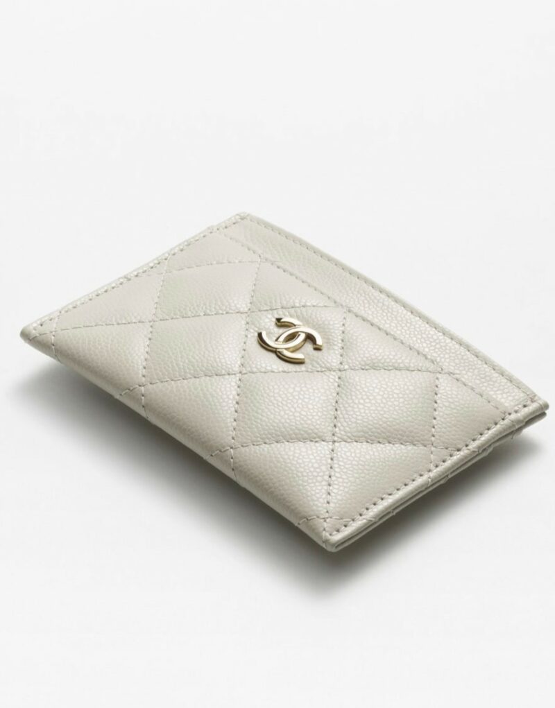 Chanel Classic Card Holder Light Grey For Women 4.4in/11.2cm AP0213 B10583 NW786