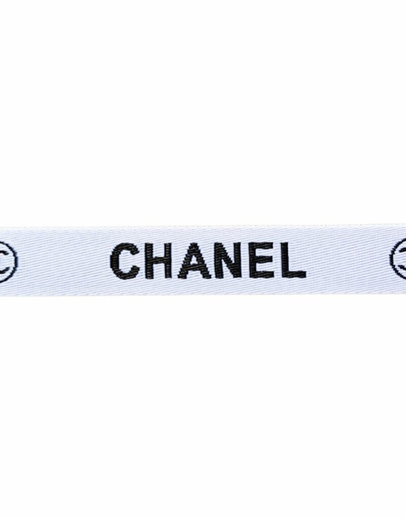 Chanel Collar And Leash White For Pet