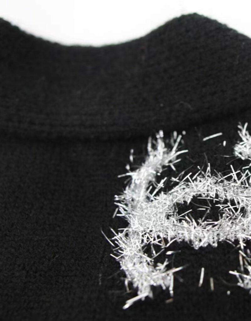 Chanel Logo Sweater Black/White For Pet
