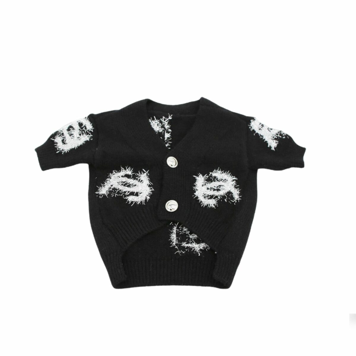 Chanel Logo Sweater Black/White For Pet