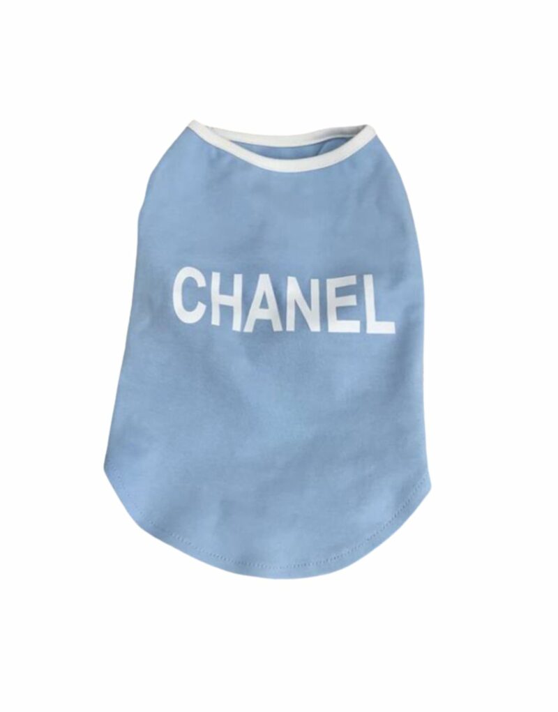 Chanel Shirt Light Blue For Pet