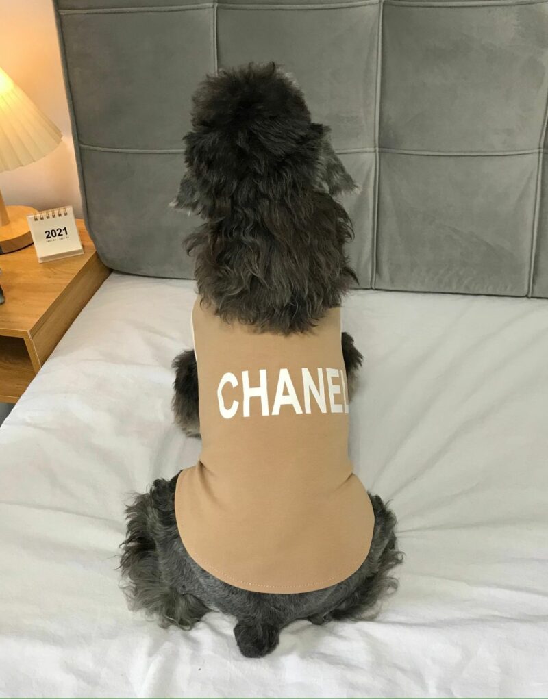 Chanel Shirt Light Brown For Pet