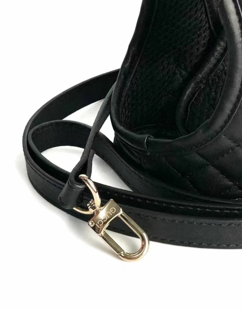 Gucci Harness And Leash Black For Pet