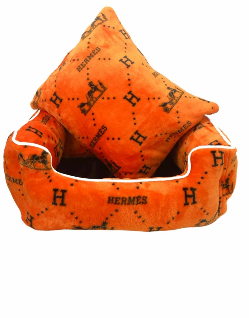 Hermes Bed Orange For Pet