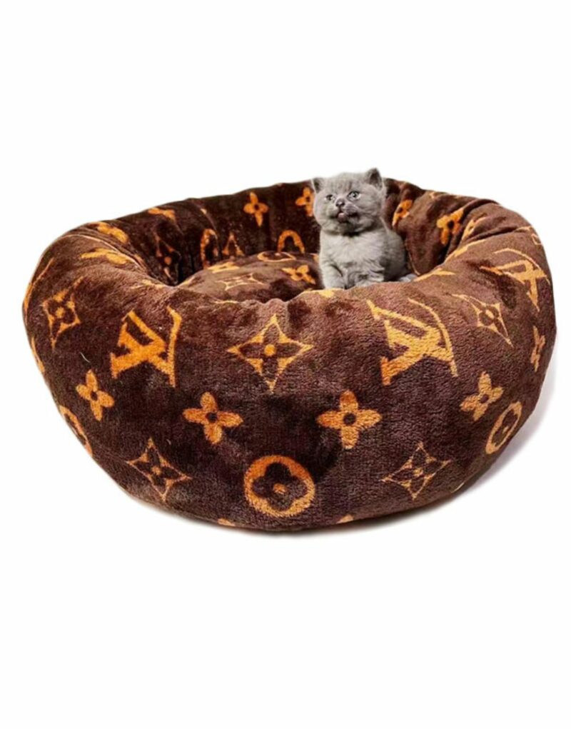Louis Vuitton Bed Round Brown For Pet