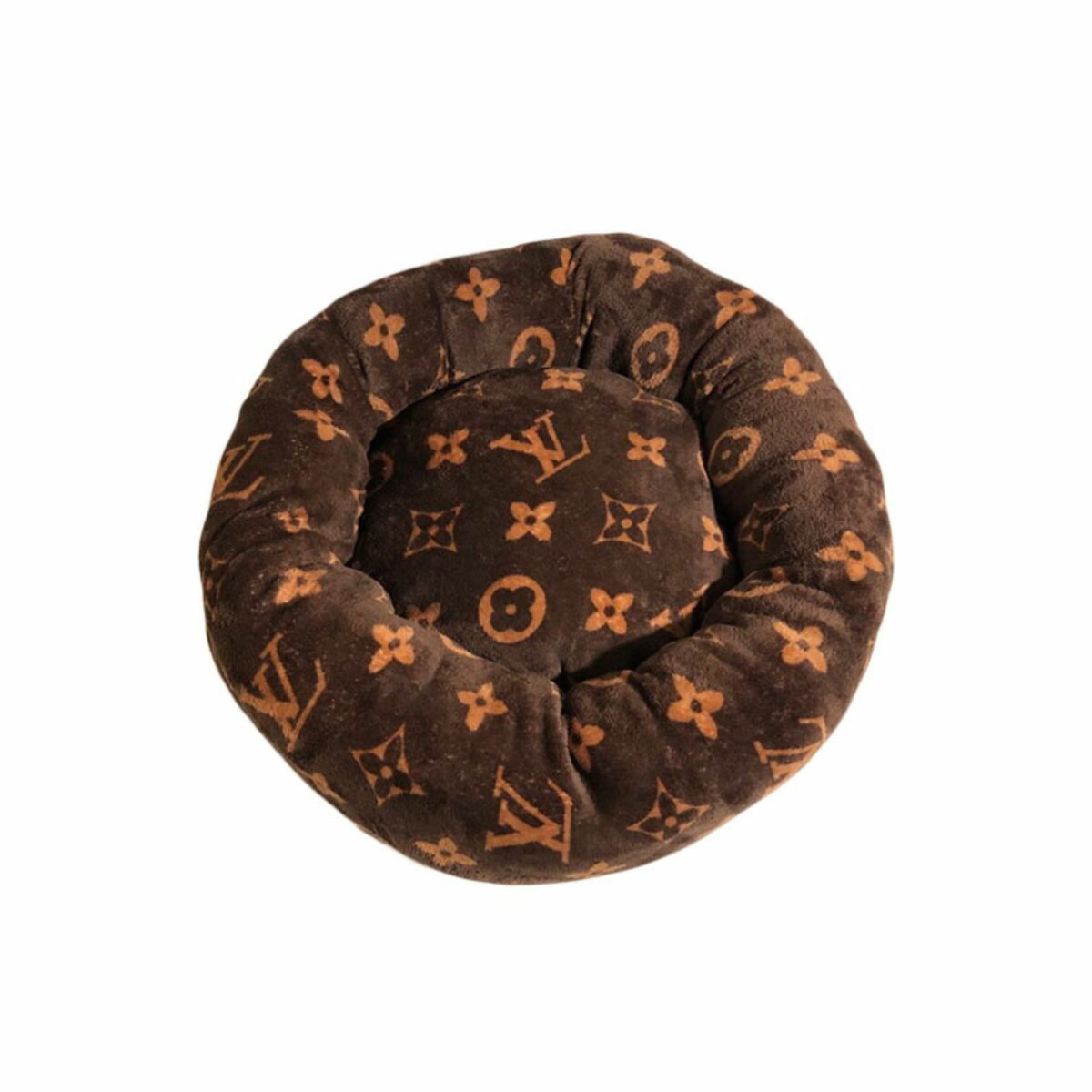 Louis Vuitton Bed Round Brown For Pet