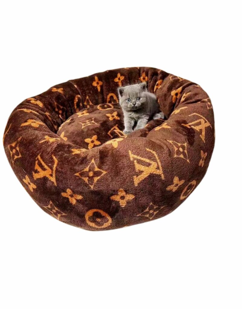 Louis Vuitton Bed Round Brown For Pet