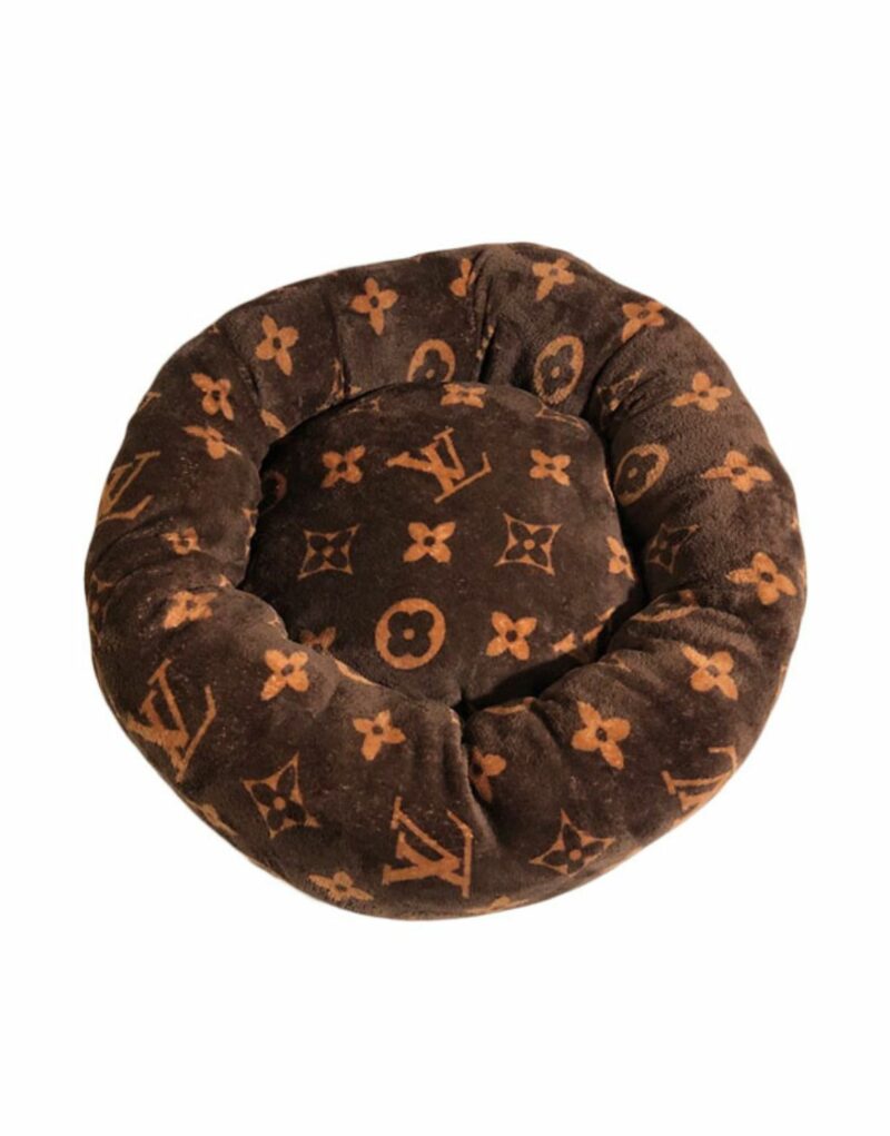 Louis Vuitton Bed Round Brown For Pet