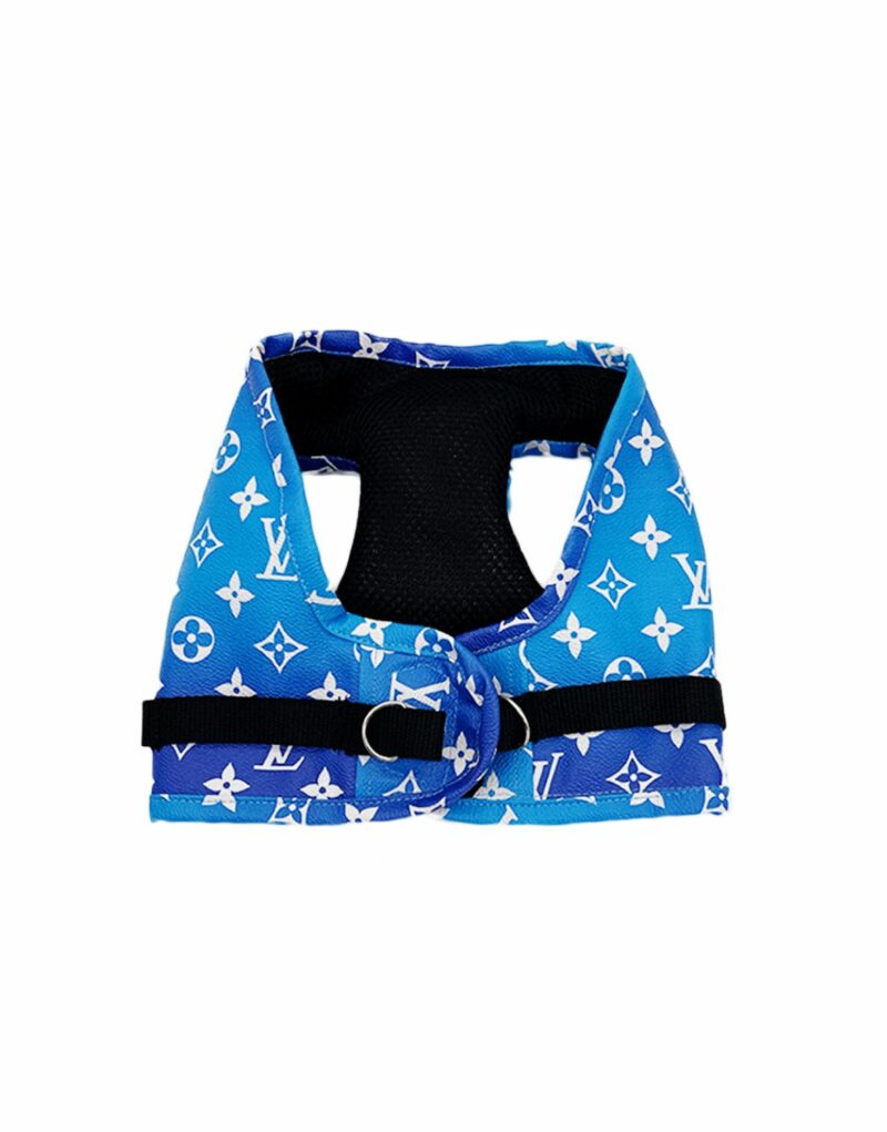 Louis Vuitton Harness And Leash Blue Monogram For Pet