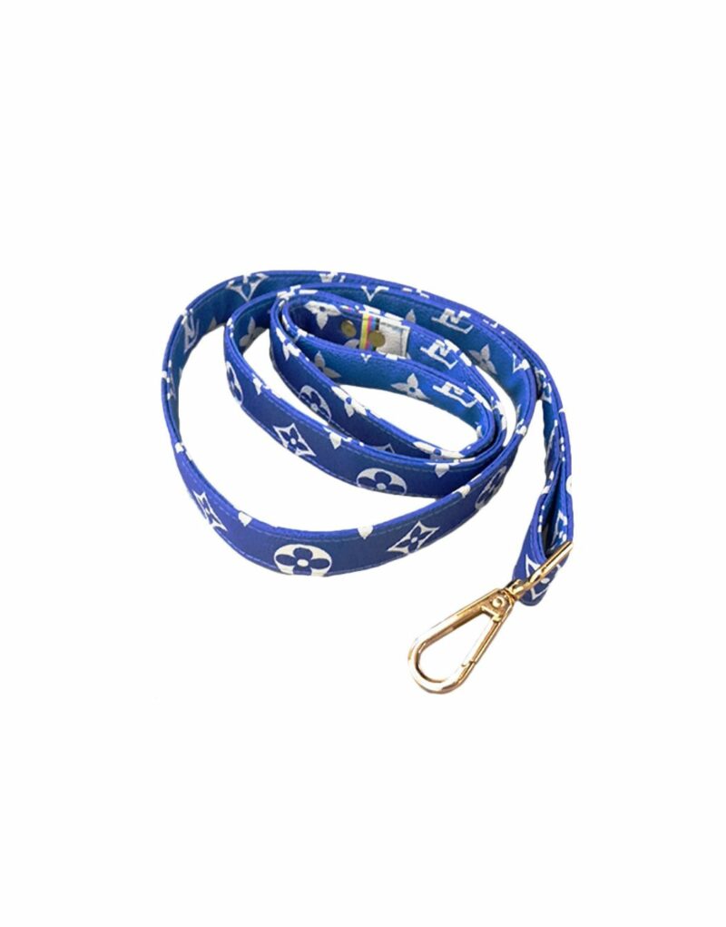 Louis Vuitton Harness And Leash Blue Monogram For Pet