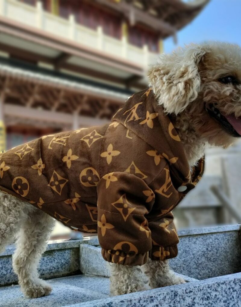 Louis Vuitton Jacket Monogram Brown For Pet