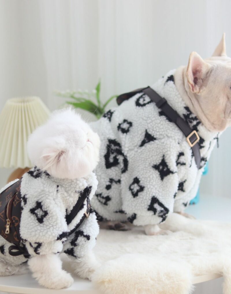 Louis Vuitton Jacket White For Pet