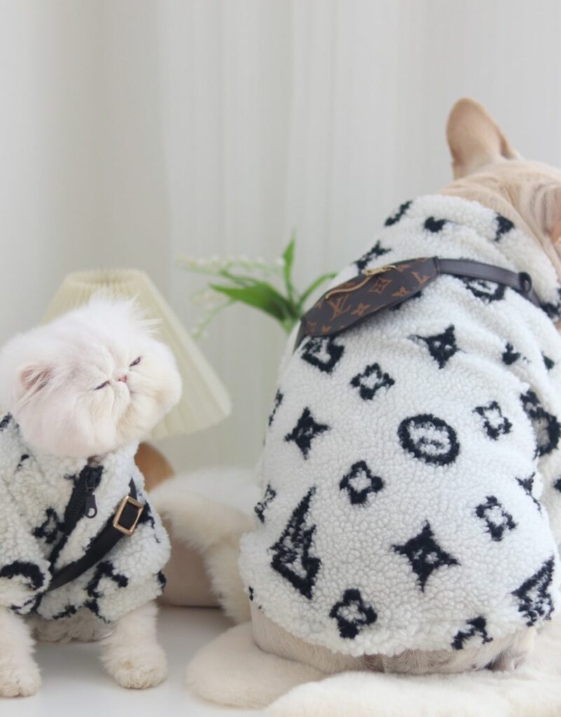 Louis Vuitton Jacket White For Pet