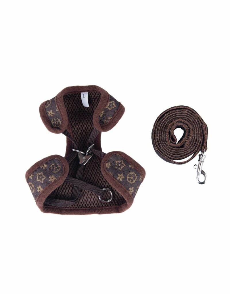 Louis Vuitton Harness And Leash Monogram Brown For Pet