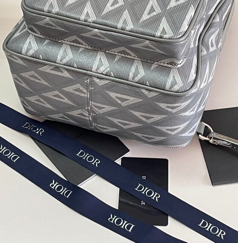 Dior Mini Rider Sling Bag Grey For Men 12.5 in/32 cm 1ESBO038CDP_H42E