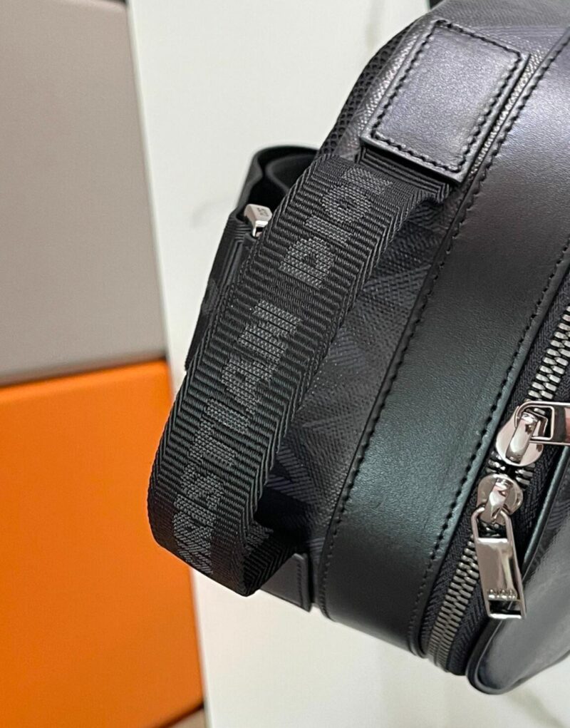 Dior Mini Rider Sling Bag Black For Men 12.5 in/32 cm 1ESBO038CDP_H42E
