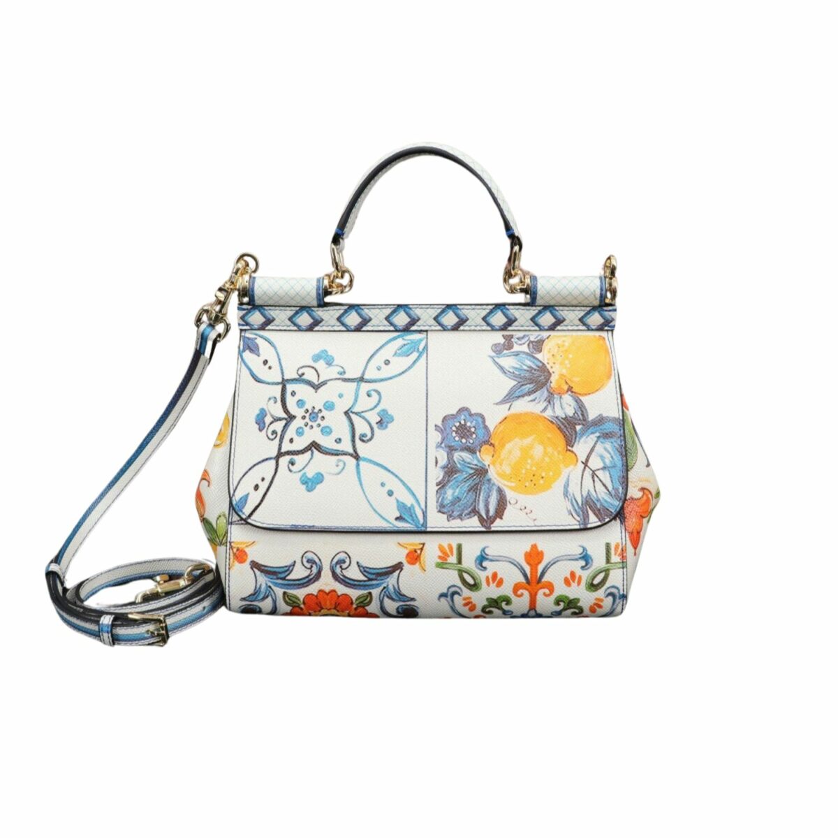 Dolce & Gabbana Sicily Bag White 25cm/9.8in For Women