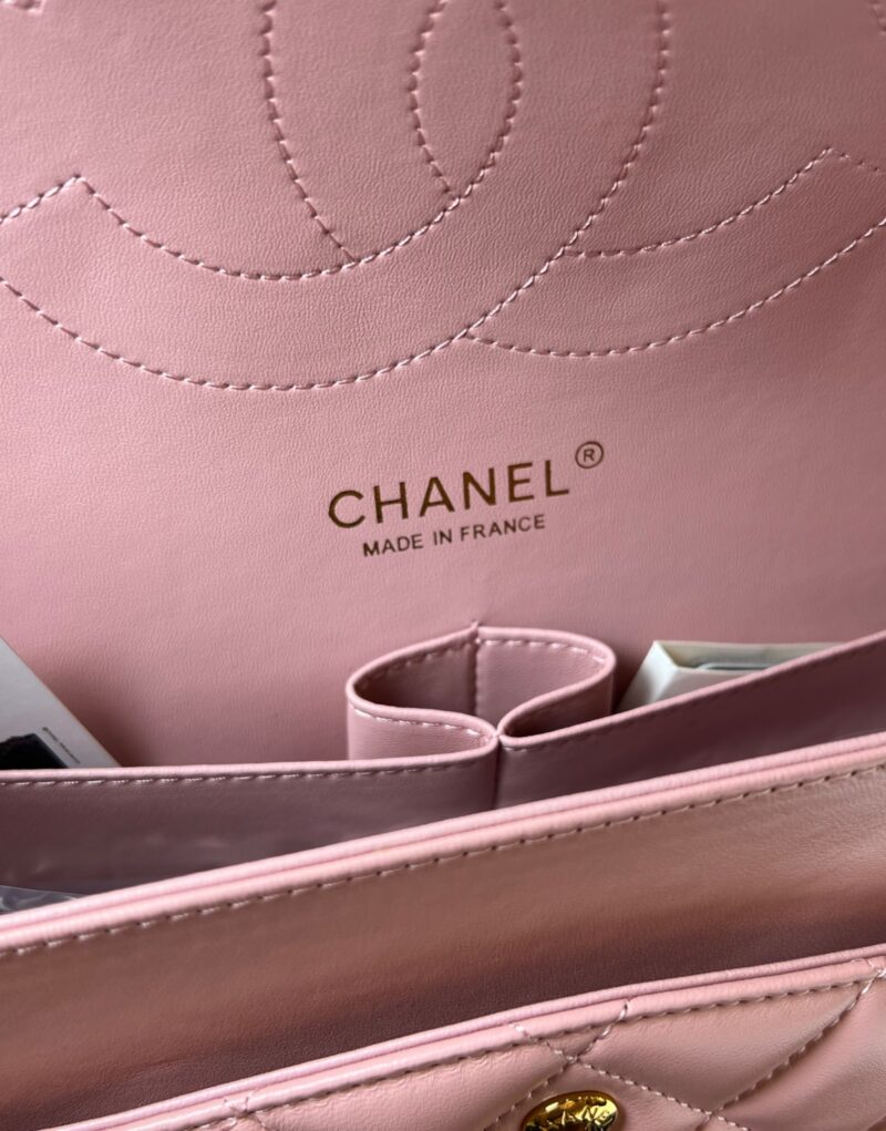 [True-to-ORIGINAL] Chanel Large Classic Handbag Light Pink For Women 30cm/11.7in A58600 Y04059 NW780