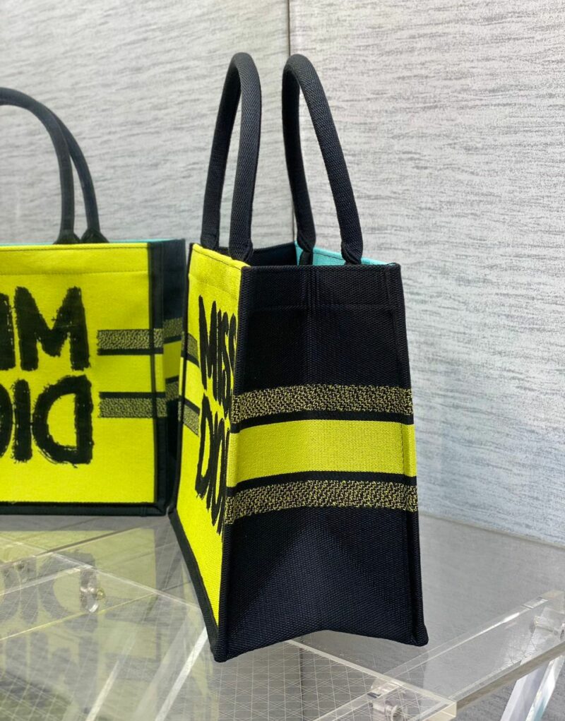 Dior Medium Book Tote Bag Two-Tone Green And Blue For Women 36cm/14in - M1296ZEZY_M07I