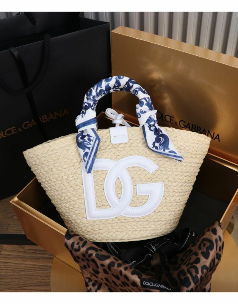 Dolce & Gabbana Small Kendra Shopper Multi-colored Blue 35cm/14in For Women