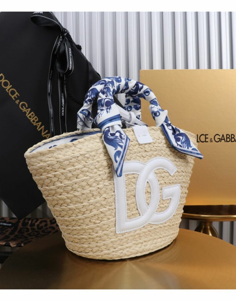Dolce & Gabbana Small Kendra Shopper Multi-colored Blue 35cm/14in For Women