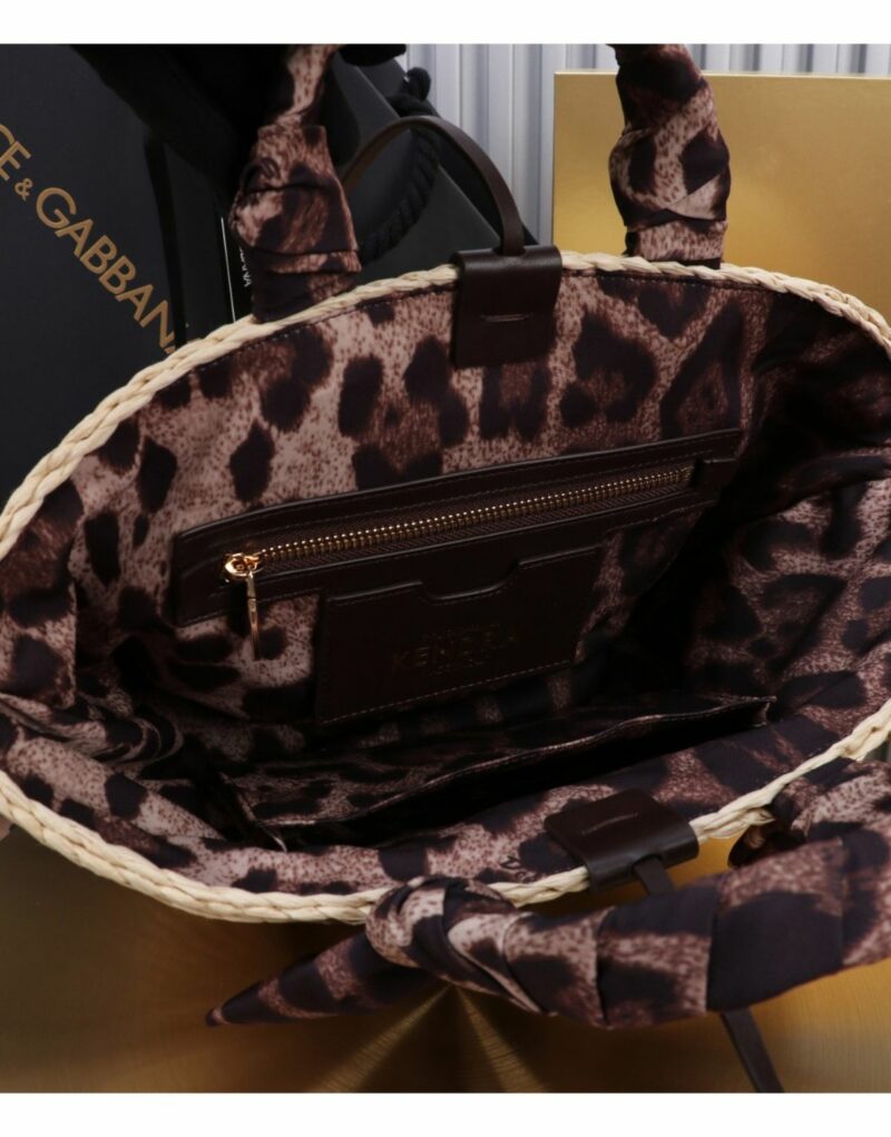 Dolce & Gabbana Small Kendra Shopper Multi-colored Black 35cm/14in For Women