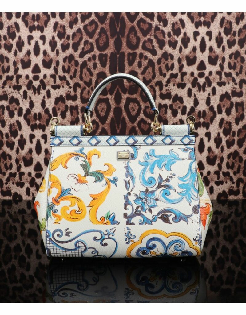 Dolce & Gabbana Sicily Bag White 25cm/9.8in For Women