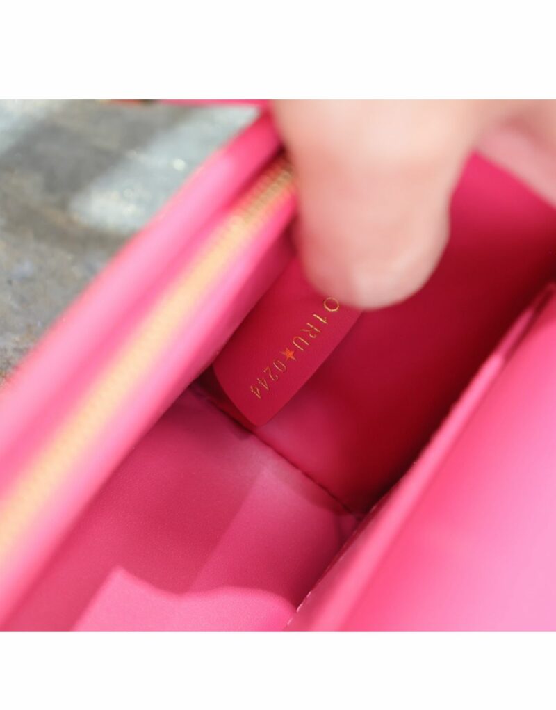 Miss Dior Flap Bag Fuchsia and Black For Women 22cm/8.5in  - M2610UZCJ_M929