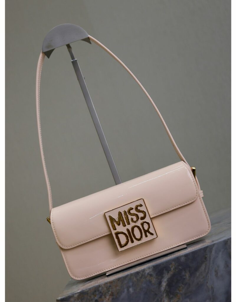 Miss Dior Flap Bag Nude For Women 22cm/8.5in