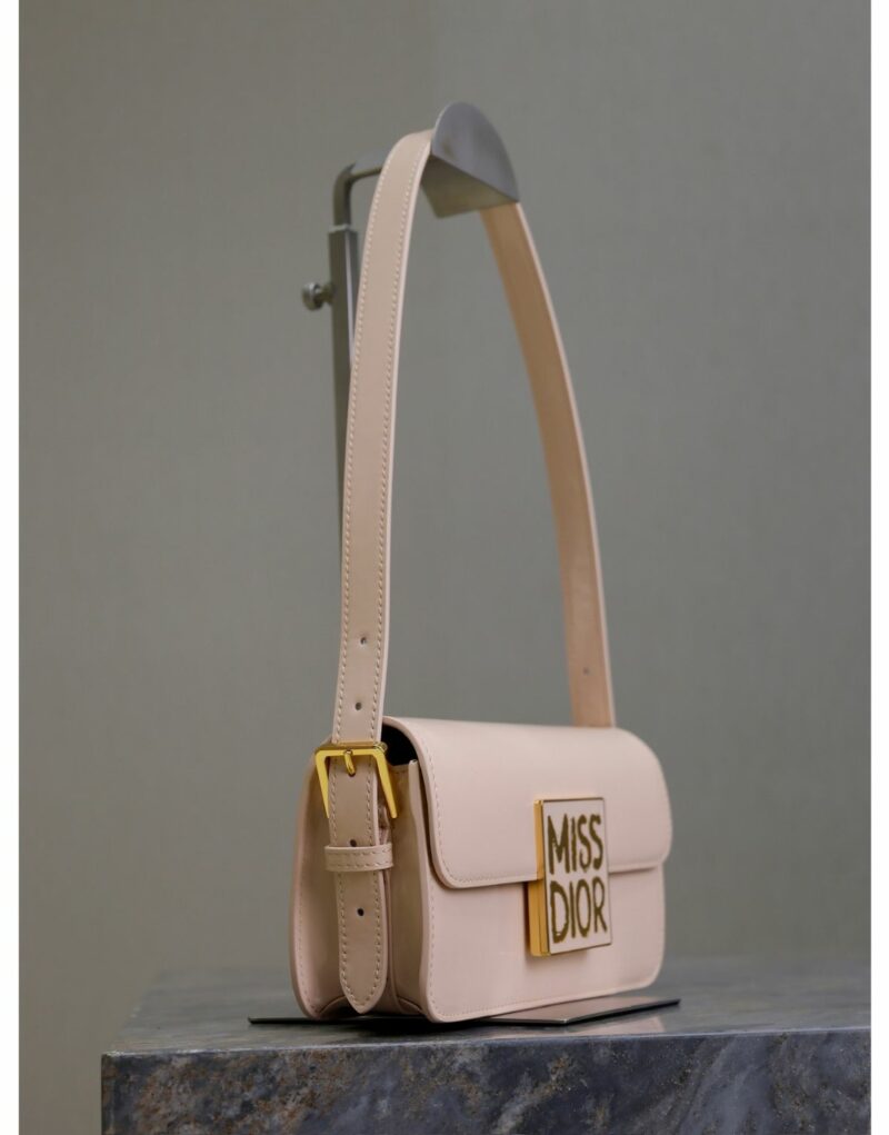 Miss Dior Flap Bag Nude For Women 22cm/8.5in