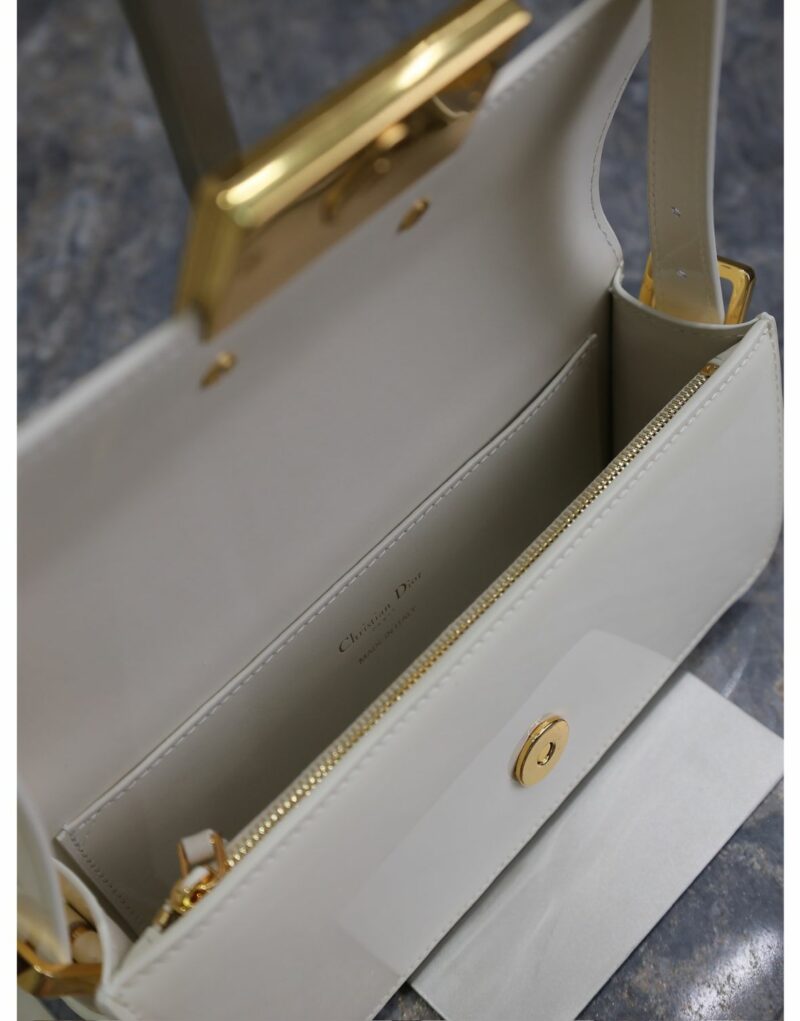 Miss Dior Flap Bag White For Women 22cm/8.5in