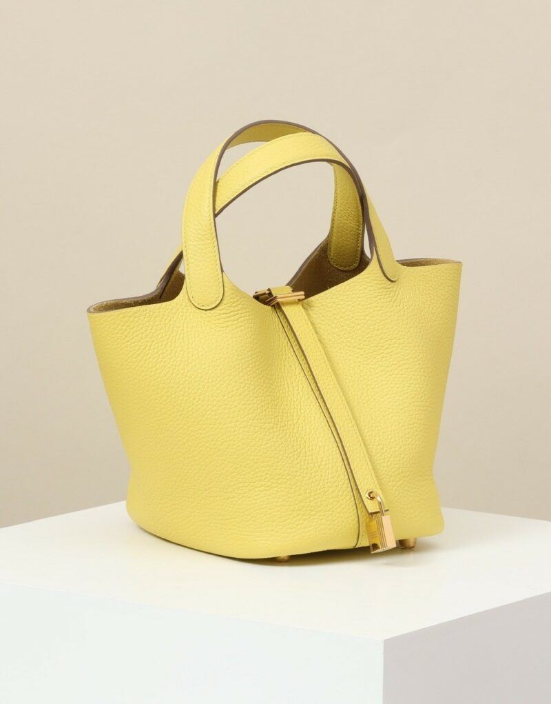 Hermes Picotin Lock 18 Bag Limoncello For Women 7.1in/18cm