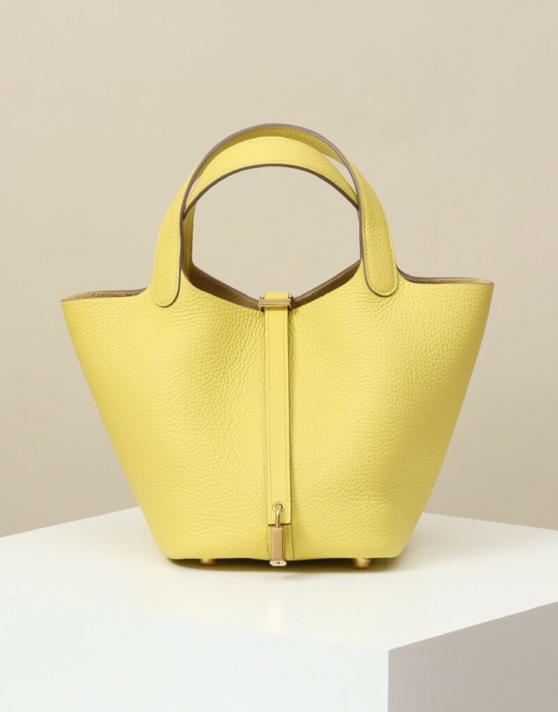 Hermes Picotin Lock 18 Bag Limoncello For Women 7.1in/18cm